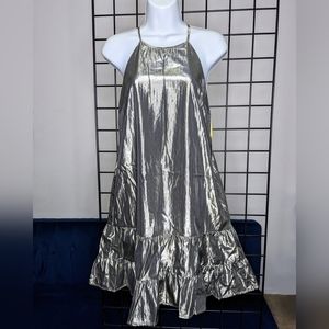 CeCe Metallic Cocktail Dress
